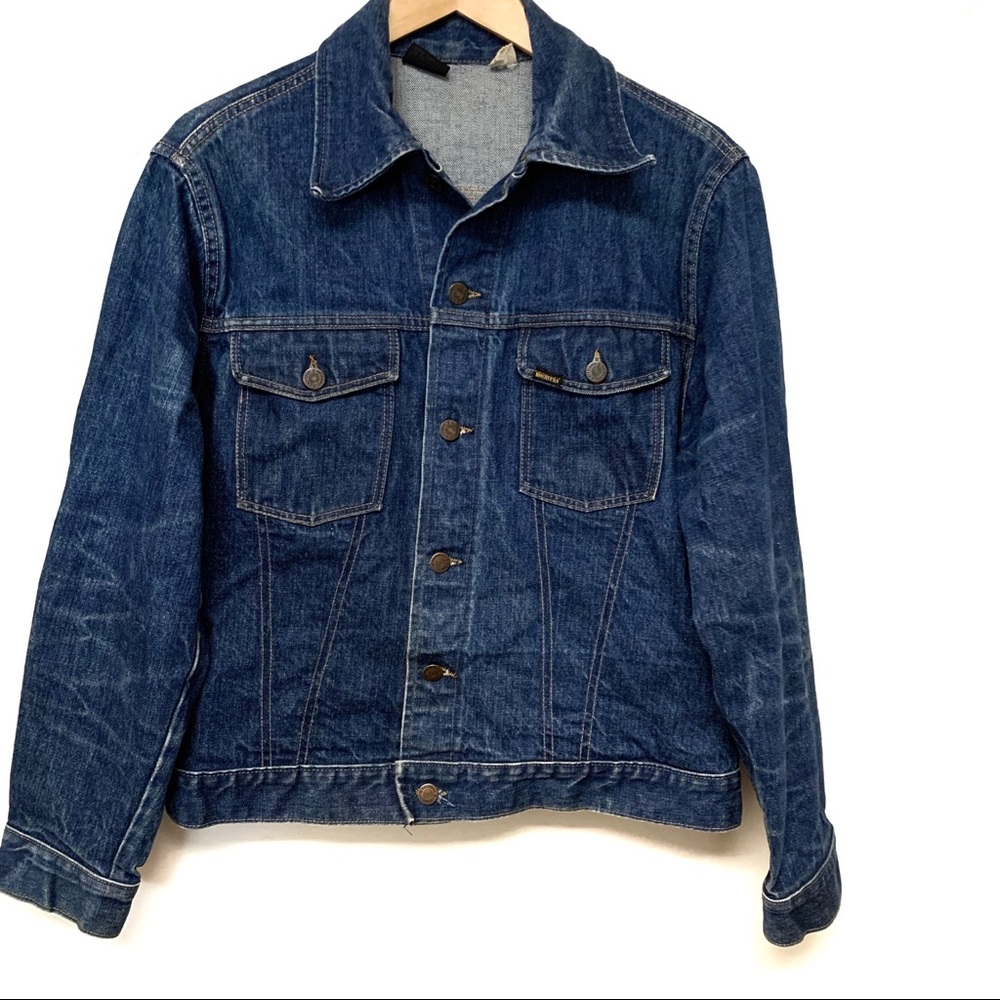 Vintage Roebucks Selvedge Denim Jean Jacket 42